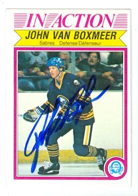 Picture of Autograph 123660 Buffalo Sabres 1982 O Pee Chee No. 37 John Van Boxmeer Autographed Hockey Card