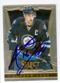 Picture of Autograph 123678 Winnipeg Jets 2013 Panini Select No. 88 Andrew Ladd Autographed Hockey Card