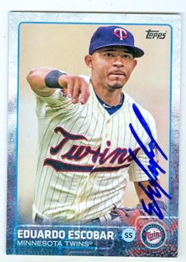 Minnesota Twins 2015 Topps No. 204 Eduardo Escobar ed Baseball Card