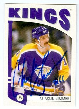 Picture of Autograph 124613 Los Angeles Kings 2005 Itg No. 231 Charlie Simmer Autographed Hockey Card