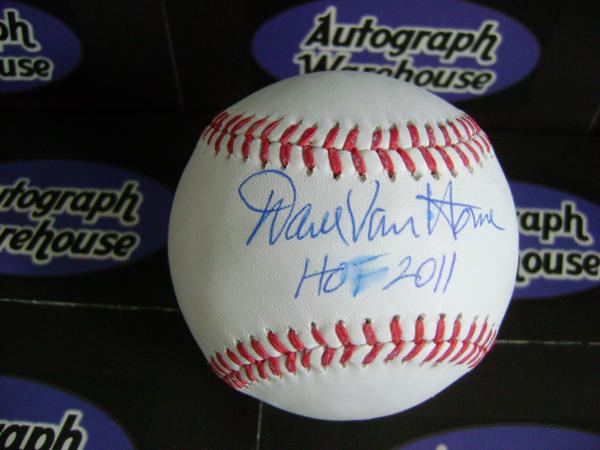 124697 Ford C Frick Hall of Fame Broadcaster Expos Marlins Inscribed Hof 2011 Blemished Discount Dave Van Horne ed Baseball -  Autograph