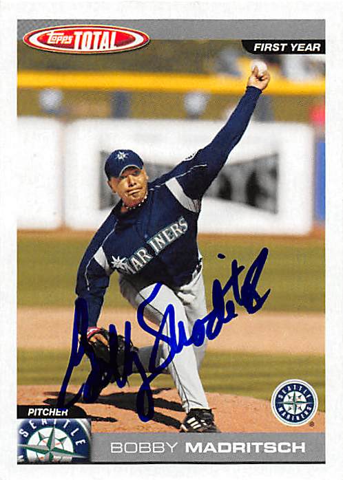 125623 Seattle Mariners Ft 2004 Topps Total No. 826 Bobby Madritsch ed Baseball Card