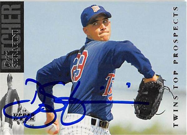 Minnesota Twins Ft 1993 Upper Deck Top Prospect No. 108 Dan Serafini ed Baseball Card