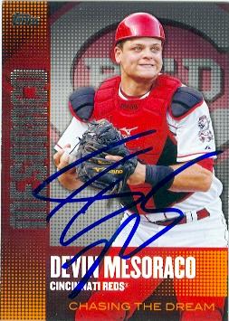 156620 Cincinnati Reds 2013 Topps No. Cd9 Chasing The Dream Devin Mesoraco ed Baseball Card