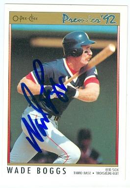 Boston Red Sox 1992 O Pee Chee No. 1 Wade Boggs ed Baseball Card