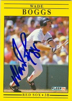 157029 Boston Red Sox 1991 Fleer No. 86 Wade Boggs ed Baseball Card