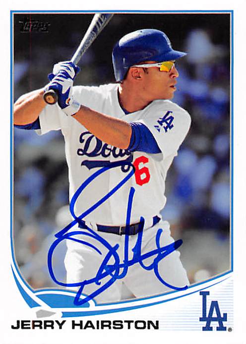 Los Angeles Dodgers 2013 Topps No. 306 Jerry Hairston ed Baseball Card