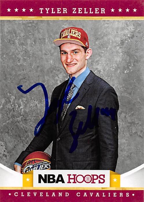 Picture of Autograph 157787 Cleveland Cavaliers 2012 Panini Hoops No. 289 Rookie Tyler Zeller Autographed Basketball Card