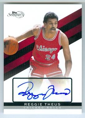 Picture of Autograph 157461 Chicago Bulls 2009 Topps Signature No. Tsart Certified Reggie Theus Autographed Basketball Card