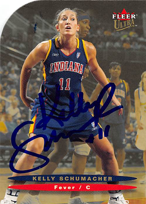 Picture of Autograph 157838 Indiana Fever 2003 Fleer Ultra No. 2 Kelly Schumacher Autographed Basketball Card