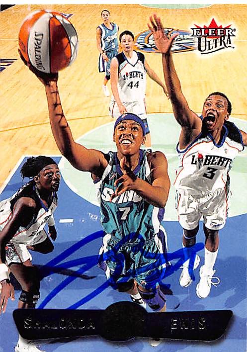 Picture of Autograph 157843 Charlotte Sting 2002 Fleer Ultra No. 66 Shalonda Enis Autographed Basketball Card