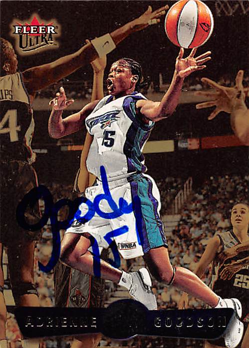 Picture of Autograph 157851 Utah Starzz- Wnba 2002 Fleer Ultra No. 73 Adrienne Goodson Autographed Basketball Card