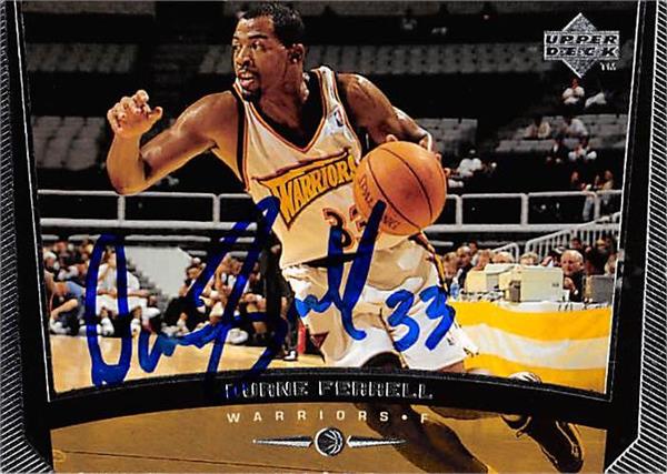 Picture of Autograph 157923 Golden State Warriors 1998 Upper Deck No. 223 Duane Ferrell Autographed Basketball Card