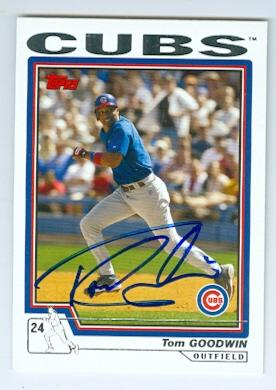 Chicago Cubs 2004 Topps No. 536 Tom Goodwin ed Baseball Card