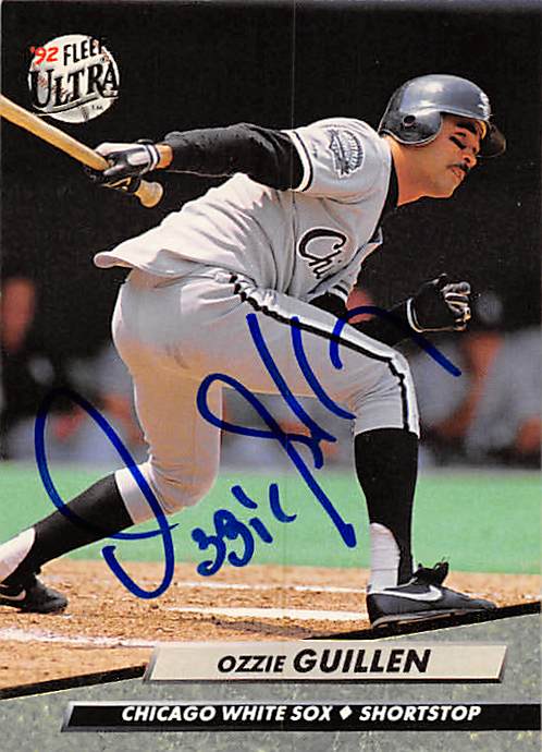 179065 Chicago White Sox Ft 1992 Fleer Ultra No. 35 Ozzie Guillen ed Baseball Card