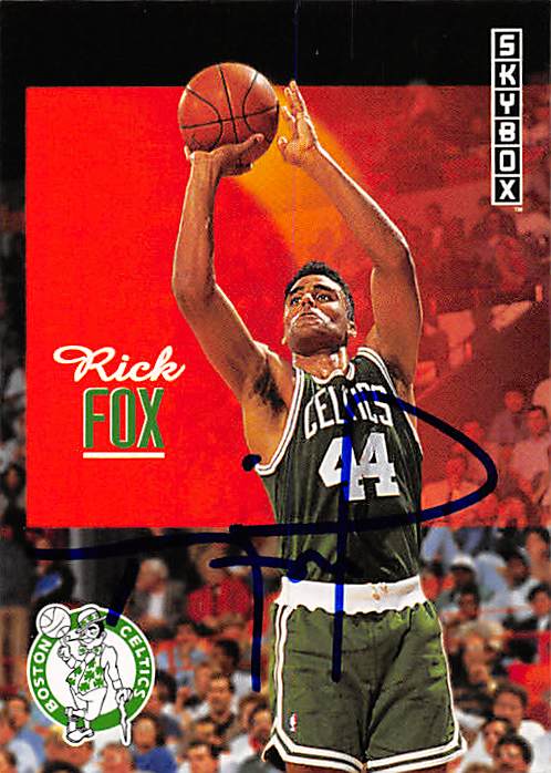 Picture of Autograph 179162 Boston Celtics Ft 1992 Skybox No. 13 Rick Fox Autographed Basketball Card