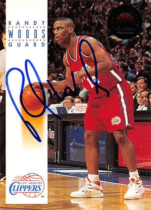 Picture of Autograph 179175 Los Angeles Clippers Ft 1993 Skybox No. 95 Randy Woods Autographed Basketball Card