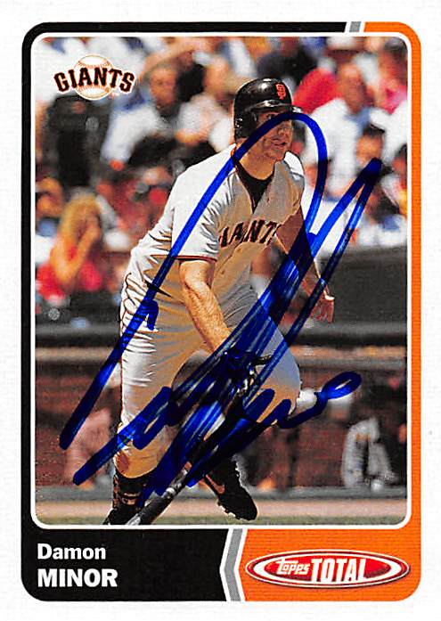 189816 San Francisco Giants Ft 2003 Topps Total No. 785 Damon Minor ed Baseball Card