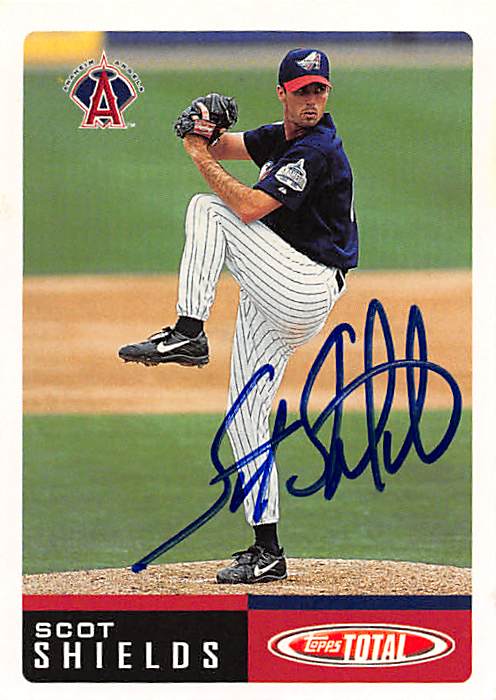 Anaheim Angels Ft 2002 Topps Total No. 291 Scot Shields ed Baseball Card