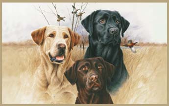 Picture of Custom Printed Rugs GREAT HUNTING DOGS Great Hunting Dogs Wildlife Rug
