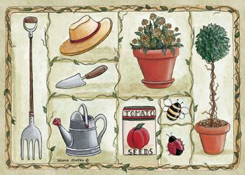 Custom Printed Rugs GARDENING Gardening Rug