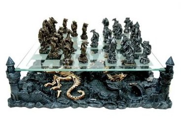 Picture of CHH 2127C 3D Chess Set - Dragon