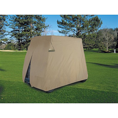 Picture of Classic Accessories 74442 Golf Car Easy-On Cover in Tan