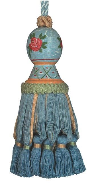 Picture of 123 Creations C202B.5.5 Inch Laura Blue Tassel
