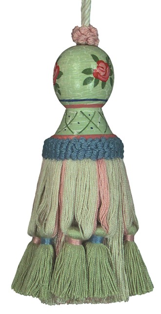 Picture of 123 Creations C202G.5.5 Inch Laura Green Tassel