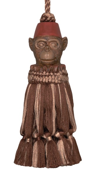 Picture of 123 Creations CB054-7 Inch Monkey - Brown Tassel