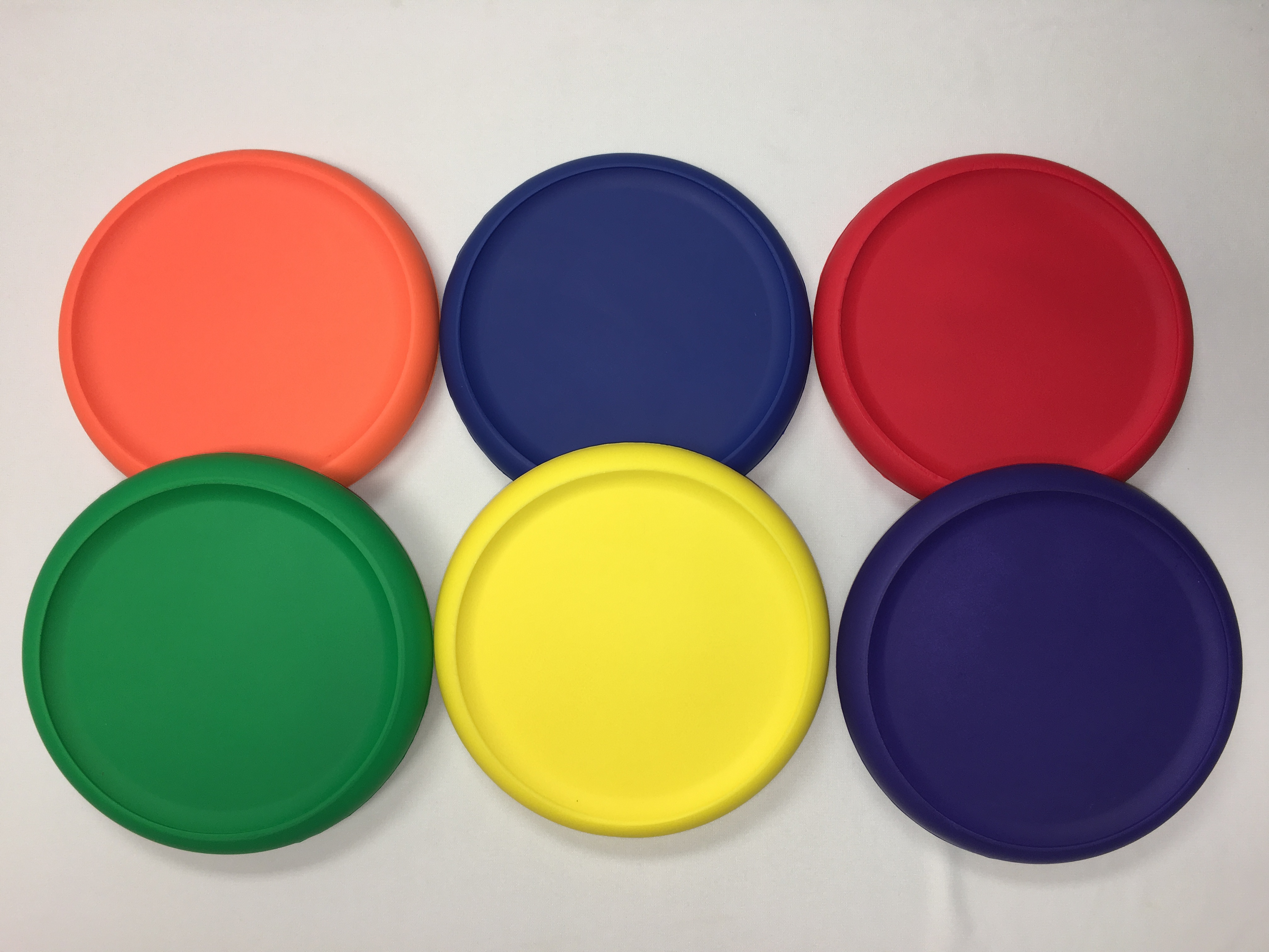 Picture of Everrich EVM-0006 8.75 Inch Soft and Friendly Flying Disc - Set of 6 Colors