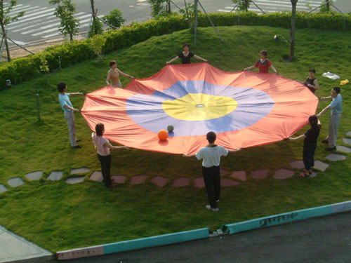 Picture of Everrich EVC-0116 Concentric Circles Parachute - 12 Feet