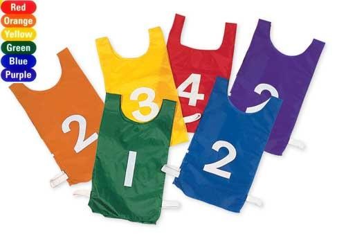 Everrich  20 x 11 Inch Numbered 1 - 12 Pinnies Set