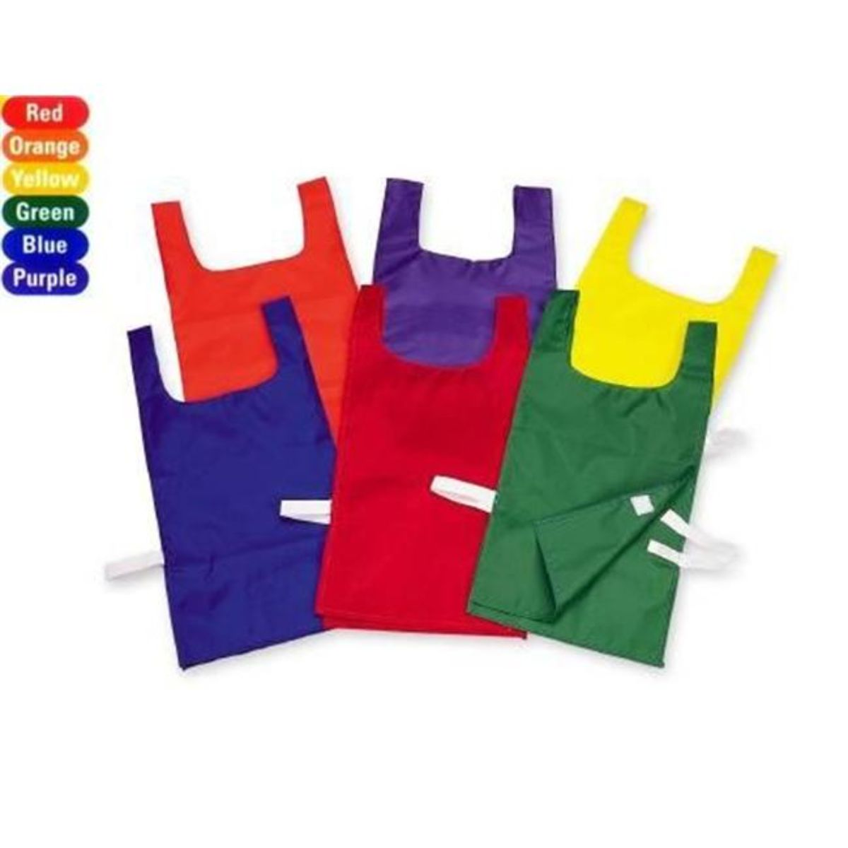 Picture of Everrich EVC-0081 21 x 11 Inch Pinnies with Cloth Tie Closure - Set of 6