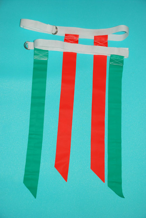 Picture of Everrich EVC-0033 Flag Belt - Adjustable Rip - 16 x 1 Inch - Set of 1 Belt  2 Flags with Fabric Hook and Eye