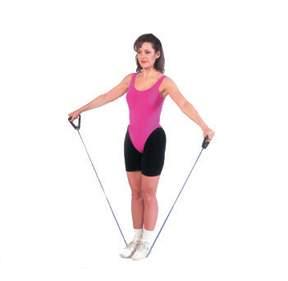 Cando 10-5545 Exercise Tubing with Handles Exerciser - 18 Inch - Black - X-Heavy