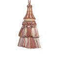 123 Creations C030.5 Inch Issabelle - Mocha Checks Tassels 123 Creations C030.5 Inch Issabelle - Mocha Checks Tassels