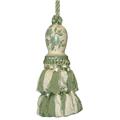 123 Creations C091G.6 Inch Toile-Sage - Hand Painted Tassel 123 Creations C091G.6 Inch Toile-Sage - Hand Painted Tassel