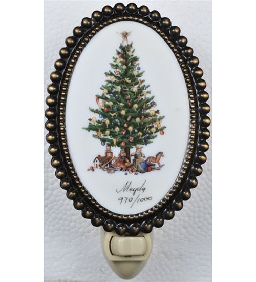 107252 6"H Christmas Tree Nite Lite - Uses 4 Watt Nite Lite Bulb