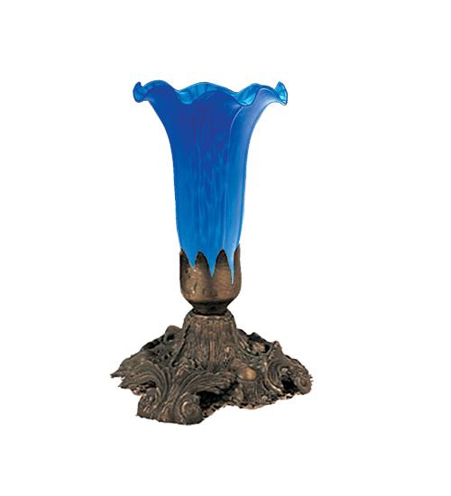 Picture of Meyda 11262 Lily Accent Light With Blue Shade