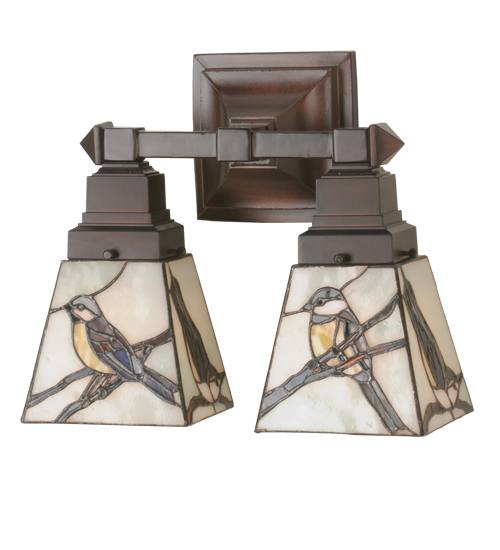 Picture of Meyda 98519 Early Morning Visitor 2 Light Wall Sconce