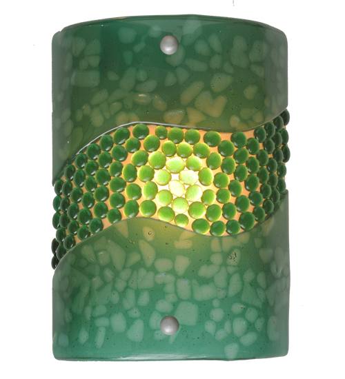 98907 Pianta Fused Glass Wall Sconce