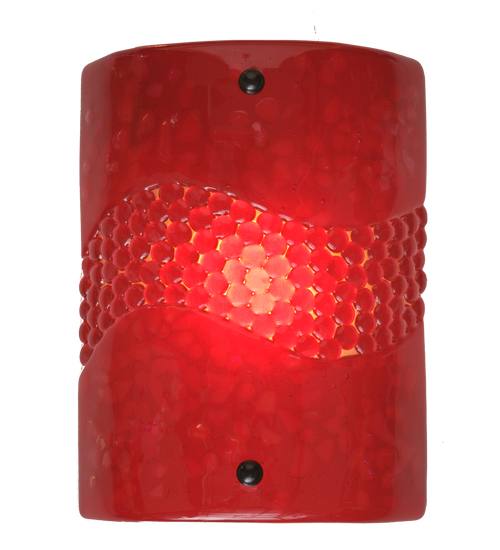 98910 Rosso Caldo Fused Glass Wall Sconce
