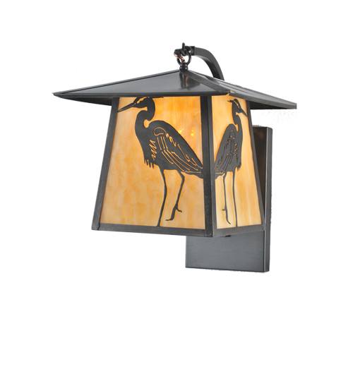 99456 Heron Stillwater Curved Arm Wall Sconce