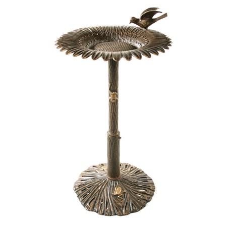 Picture of Oakland Living 5065-AB - Sunflower Bird Bath - Antique Bronze