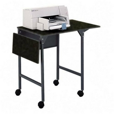 Picture of Safco 1876BL Machine Stand with Drop Leaves in Black