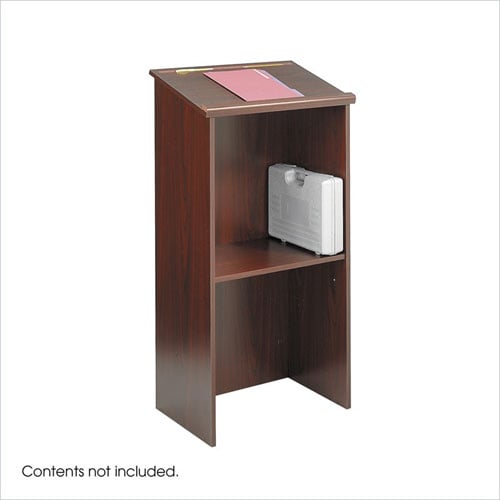 Picture of Safco 8915MH Stand-Up Lectern -Mahogany