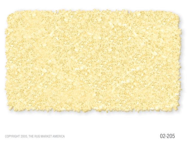 Picture of The Rug Market 02205R 4-SHAGGY RAGGY YELLOW YELLOW 4X4