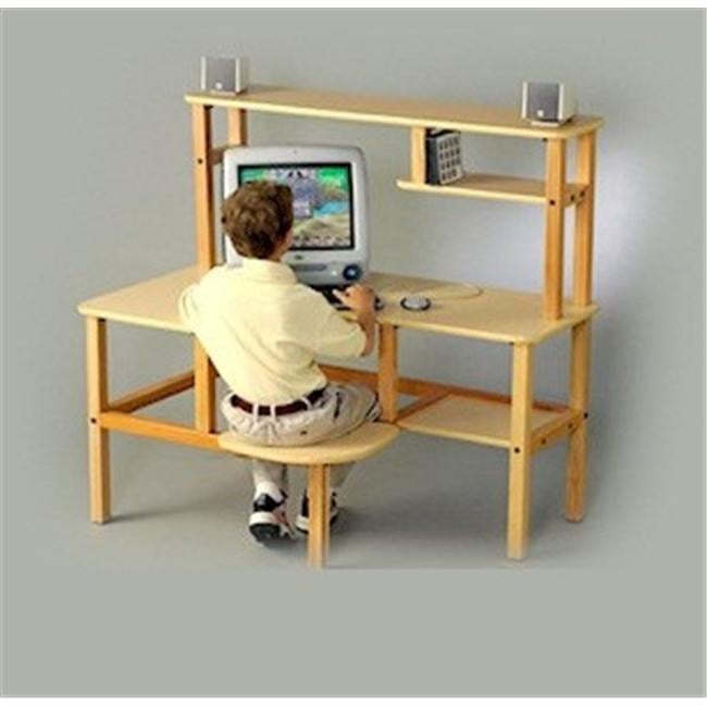 Wild Zoo Furniture Grd Mpl Brn Wz Grade School Computer Desk In