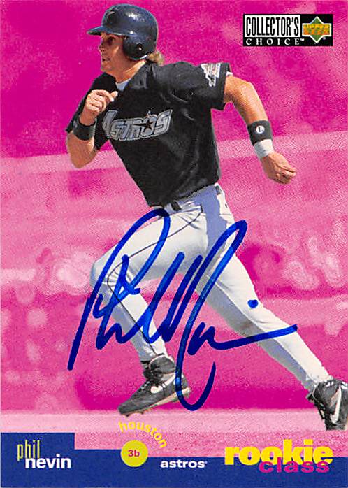 Houston Astros Ft 1995 Upper Deck Rookie Class No. 9 Phil Nevin ed Baseball Card